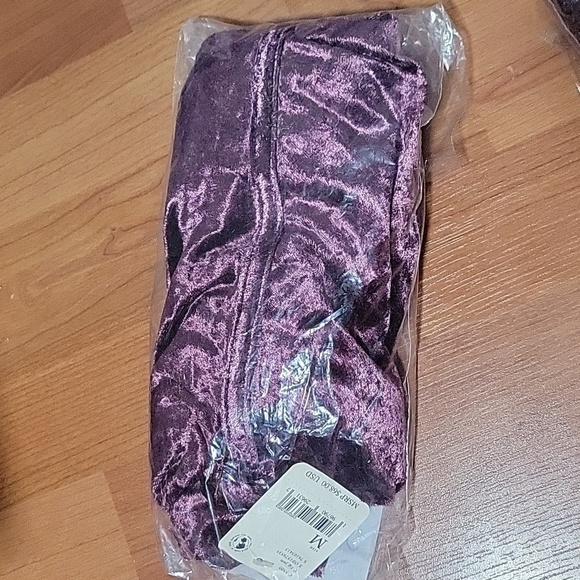 Free People Intimately All Night Velvet Tunic in Fig Jam•M - Picture 9 of 9